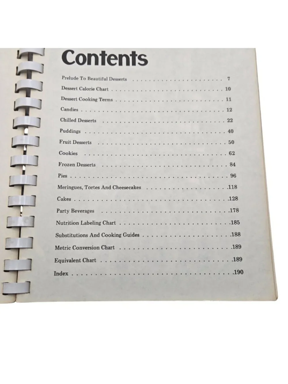 Favorite Recipes Of ESA Women International Desserts Cookbook Spiral Bound 1977